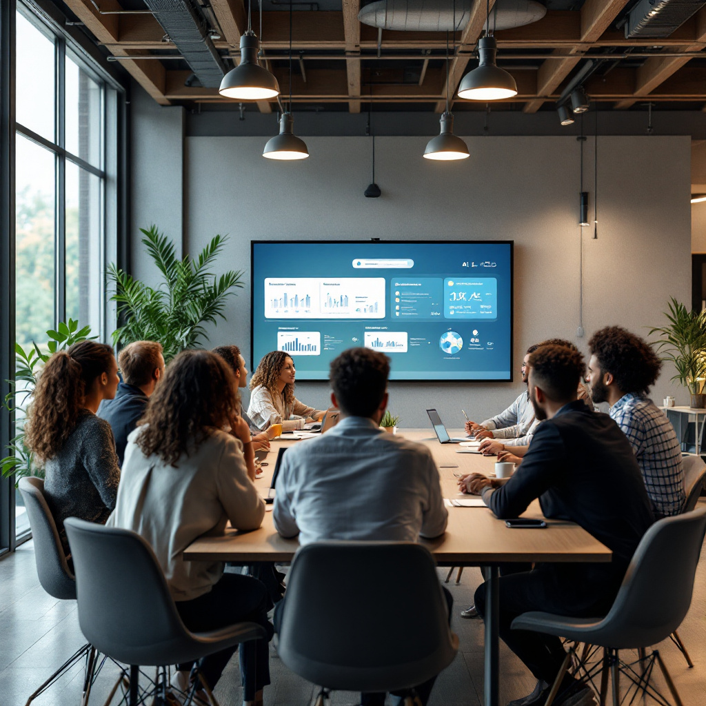 Team-in-a-hybrid-meeting-using-AI-meeting-assistant-for-Microsoft-Teams