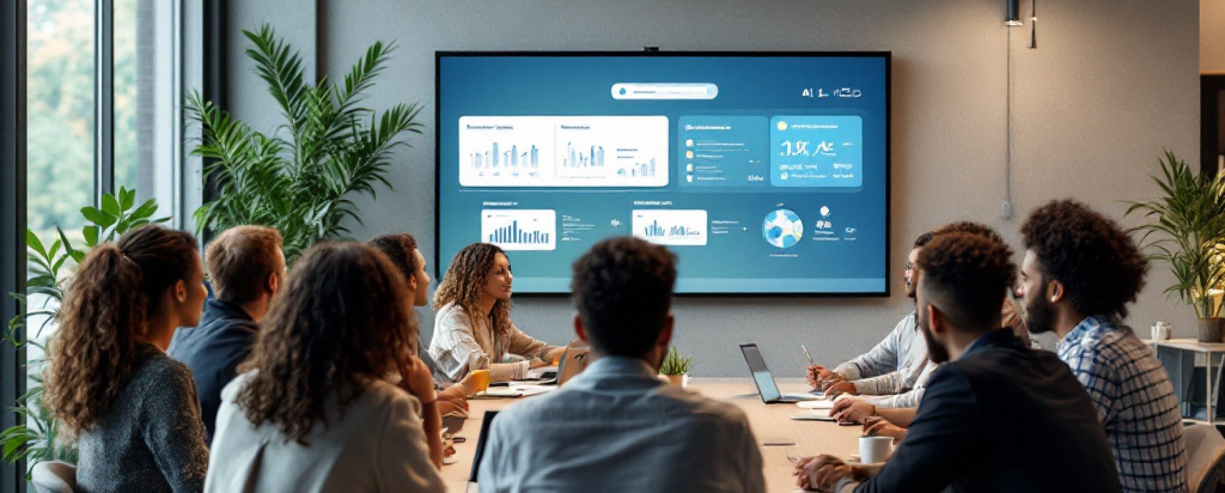 Team-in-a-hybrid-meeting-using-AI-meeting-assistant-for-Microsoft-Teams